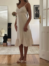 Beige Linen Dress (s)