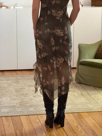 Vintage Floral Dress (s)