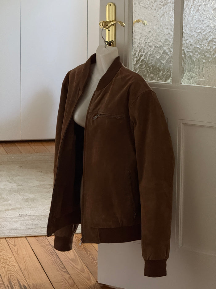 Suede Leather Jacket (l)