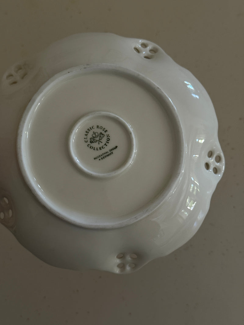 Vintage Plate & Candle