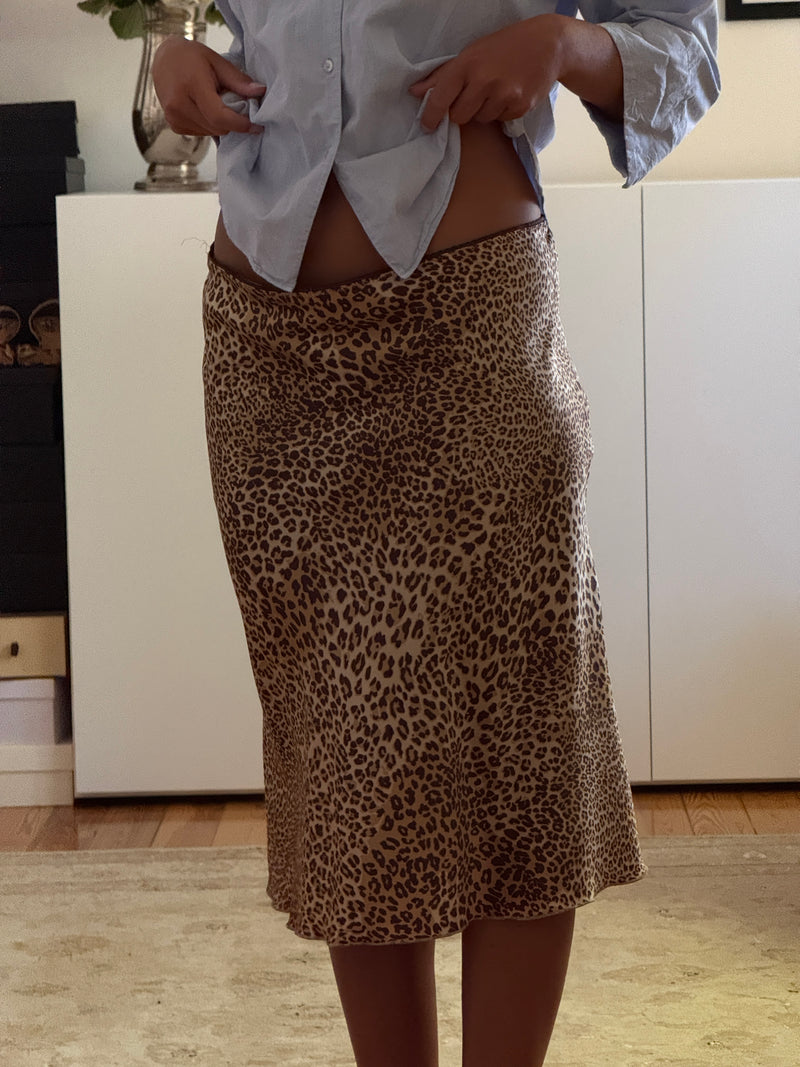 Vintage Leopard Skirt (l)