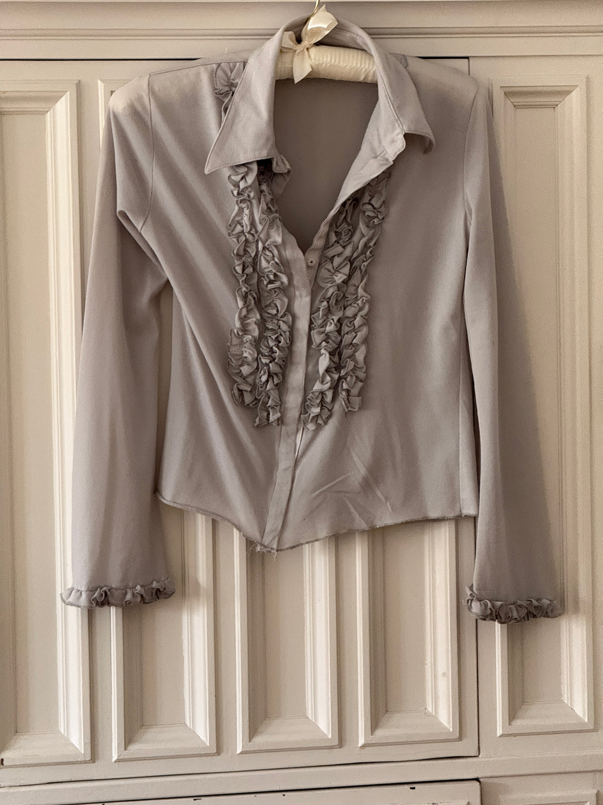 Mesh Ruffle Top (xs)