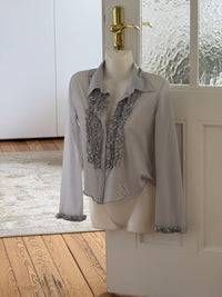 Mesh Ruffle Top (xs)