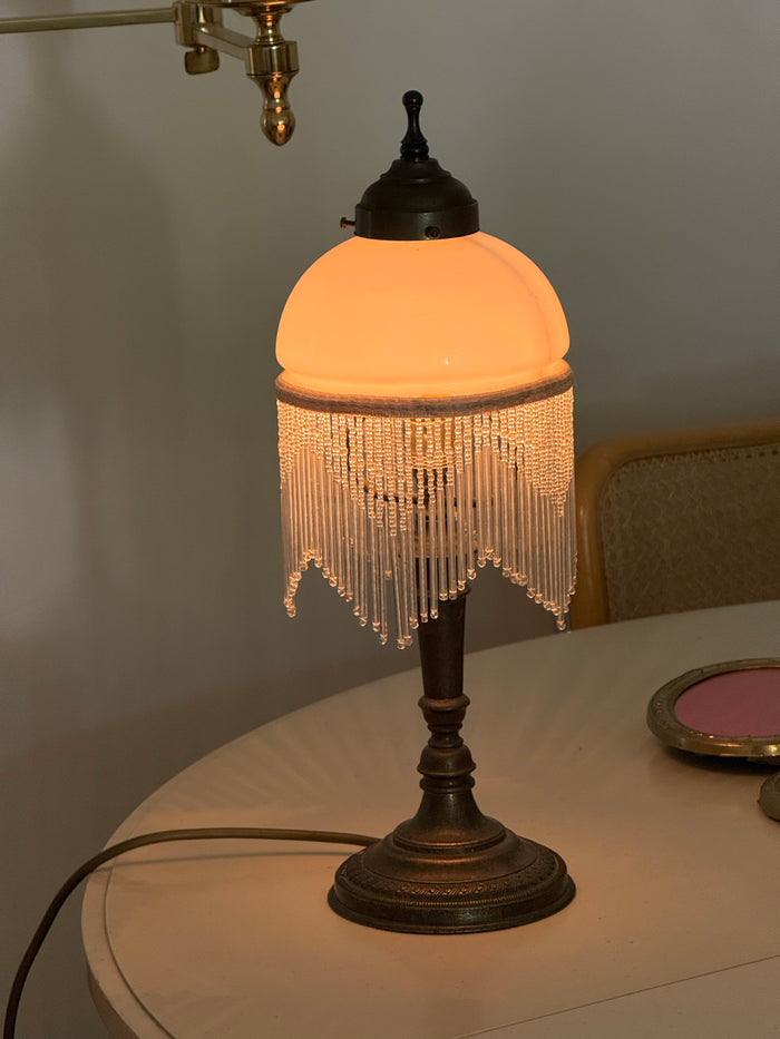 Vintage Fringe Lamp