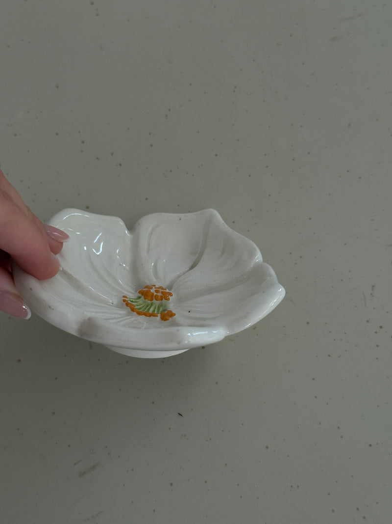 Vintage Flower Dish