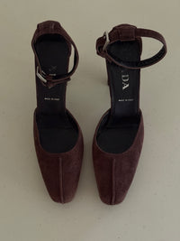 Prada Suede Heels (37)