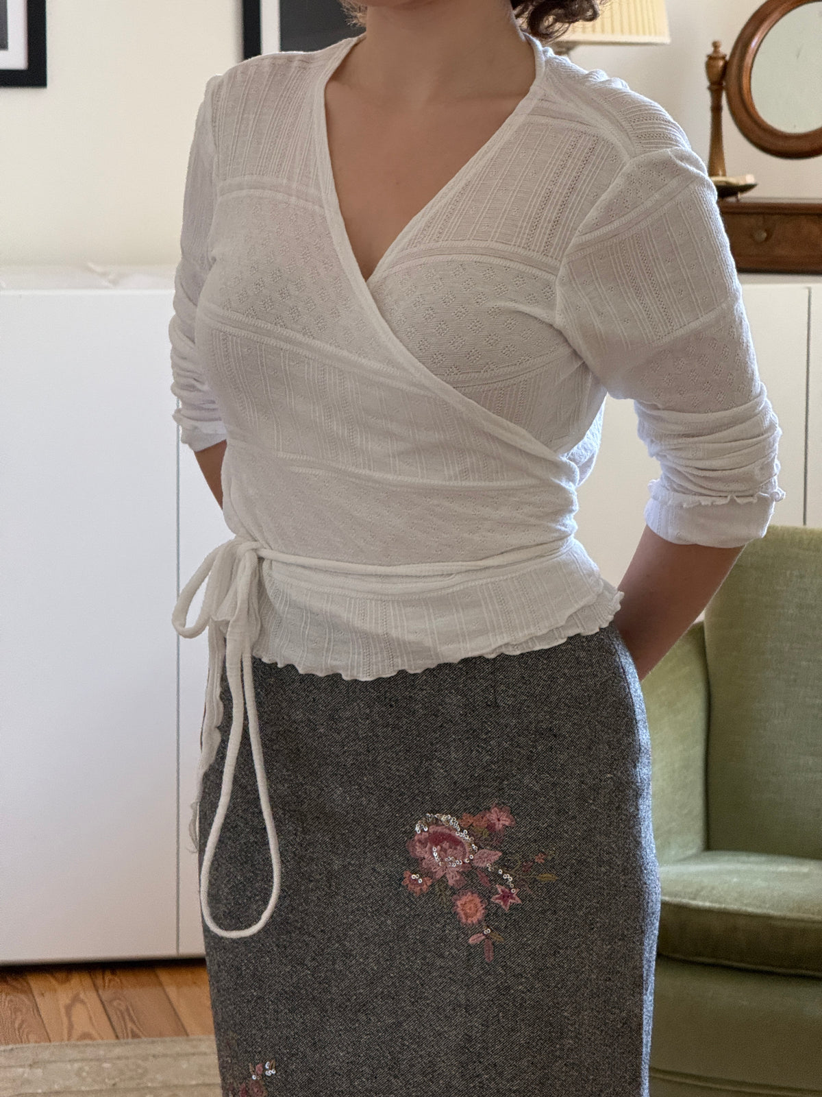 Vintage Wrap Top (s)
