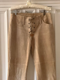 Suede Leather Pants (s)