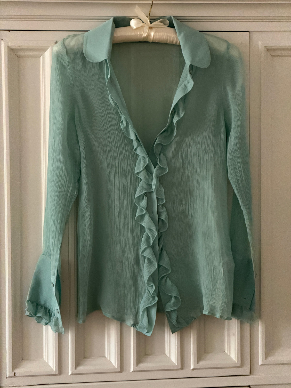 Silk Ruffle Blouse (s)