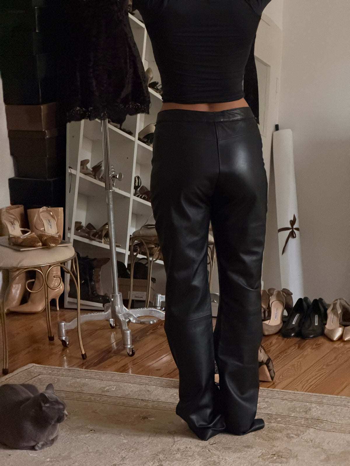 Vintage Leather Pants (s)