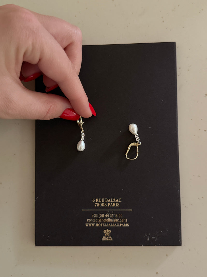 585 Gold Diamond Earrings