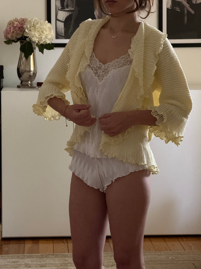 Vintage Ruffle Robe (m)