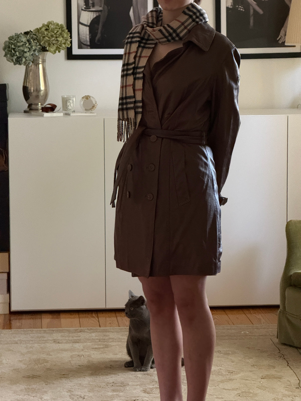 Vintage Leather Coat (s)