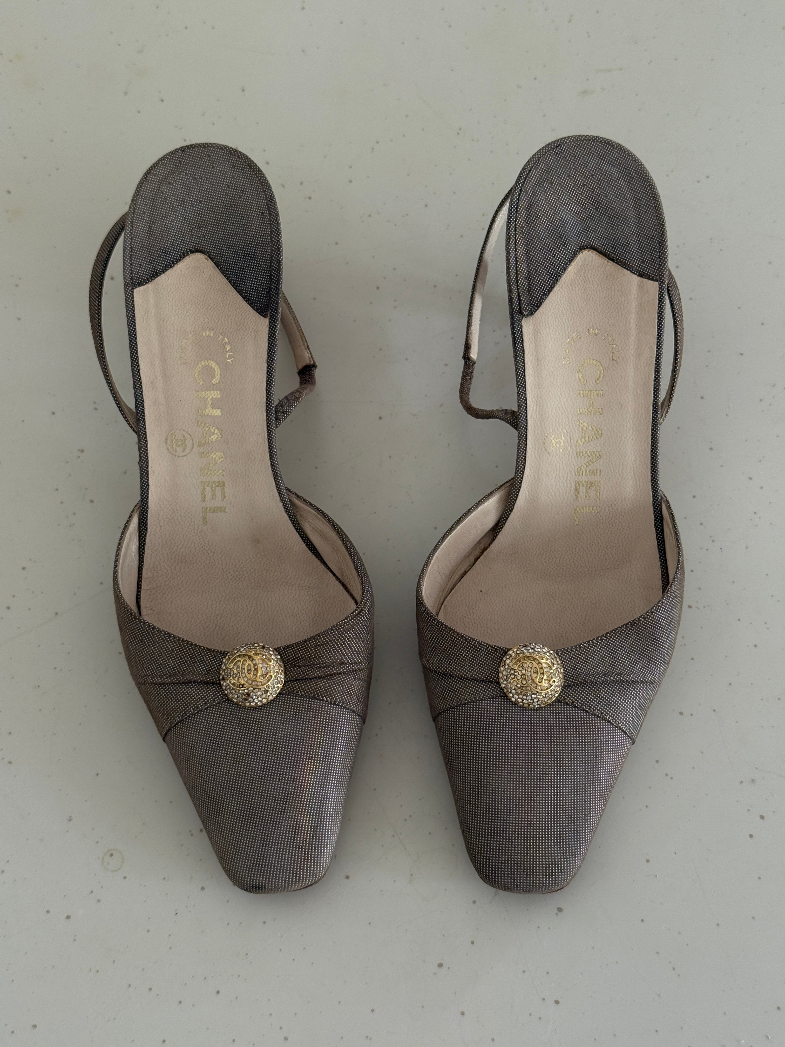 Chanel Slingback Heels (36) – Lovedbychi