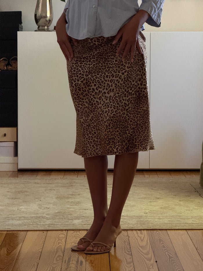 Vintage Leopard Skirt (l)