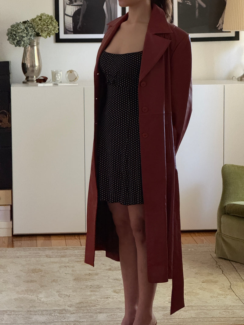 Vintage Leather Coat (s)