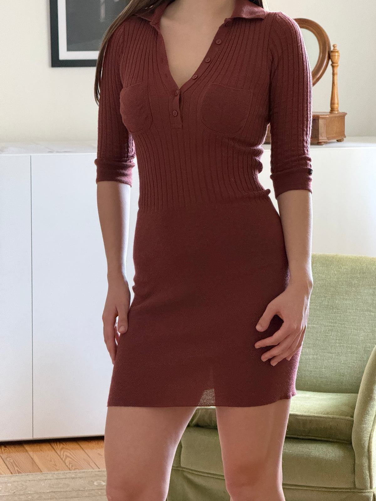 Vintage Wool Dress (xs)