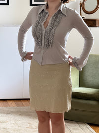 Mesh Ruffle Top (xs)