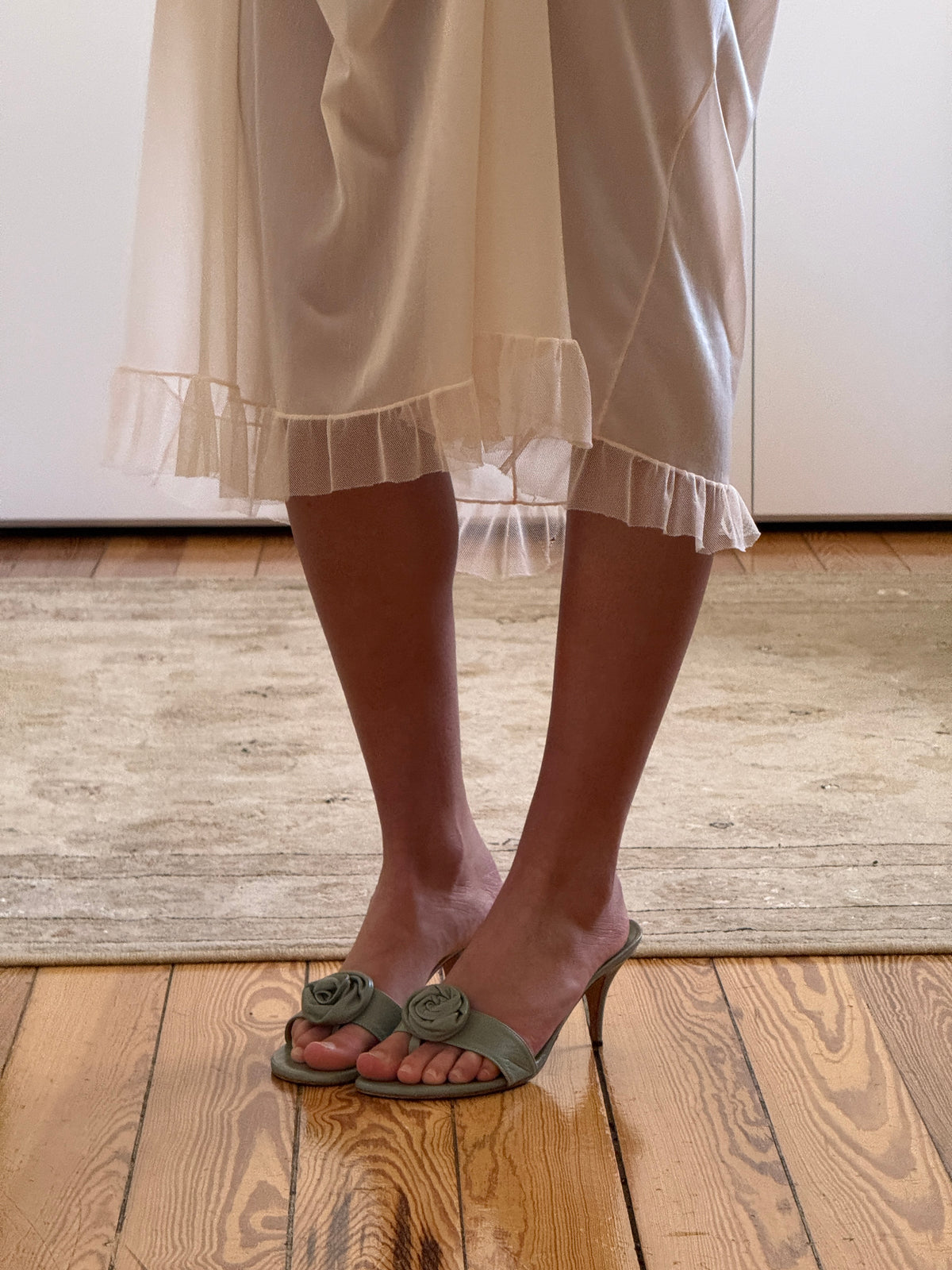 Vintage Floral Mules (38,5)