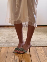 Vintage Floral Mules (38,5)