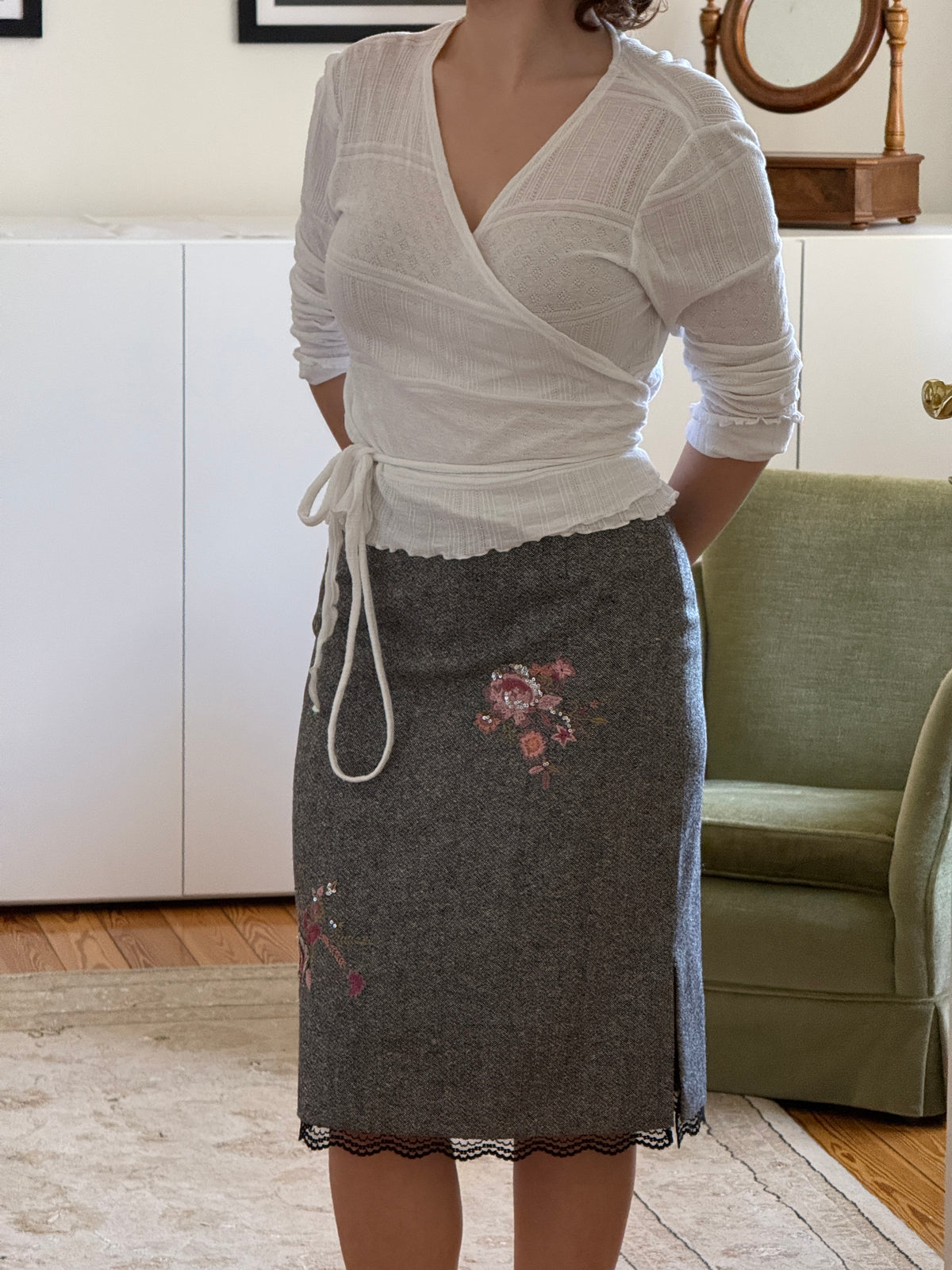 Vintage Wrap Top (s)