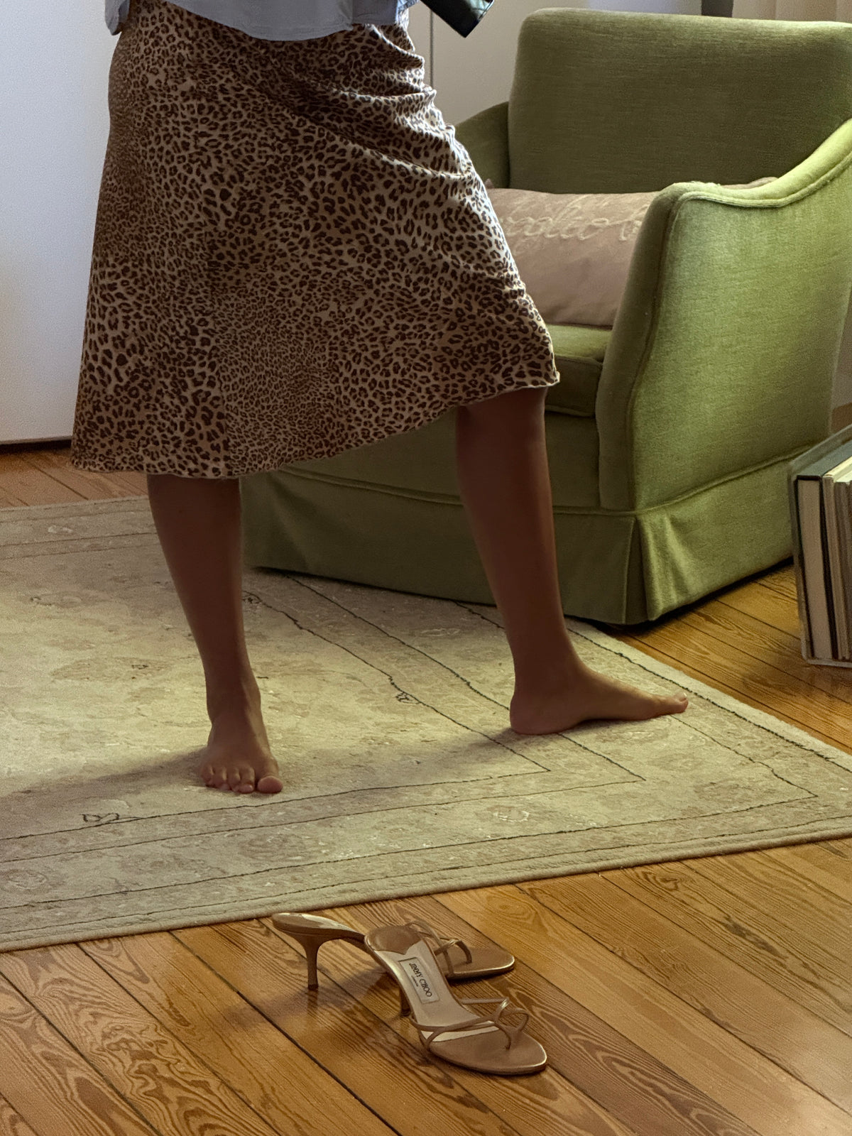 Vintage Leopard Skirt (l)