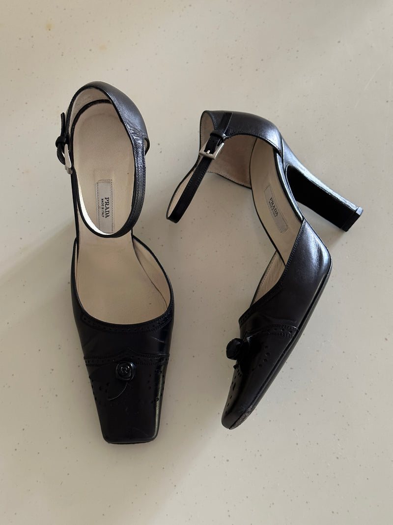 Prada Floral Heels (35/36)