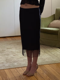 Vintage Fringe Skirt (m)