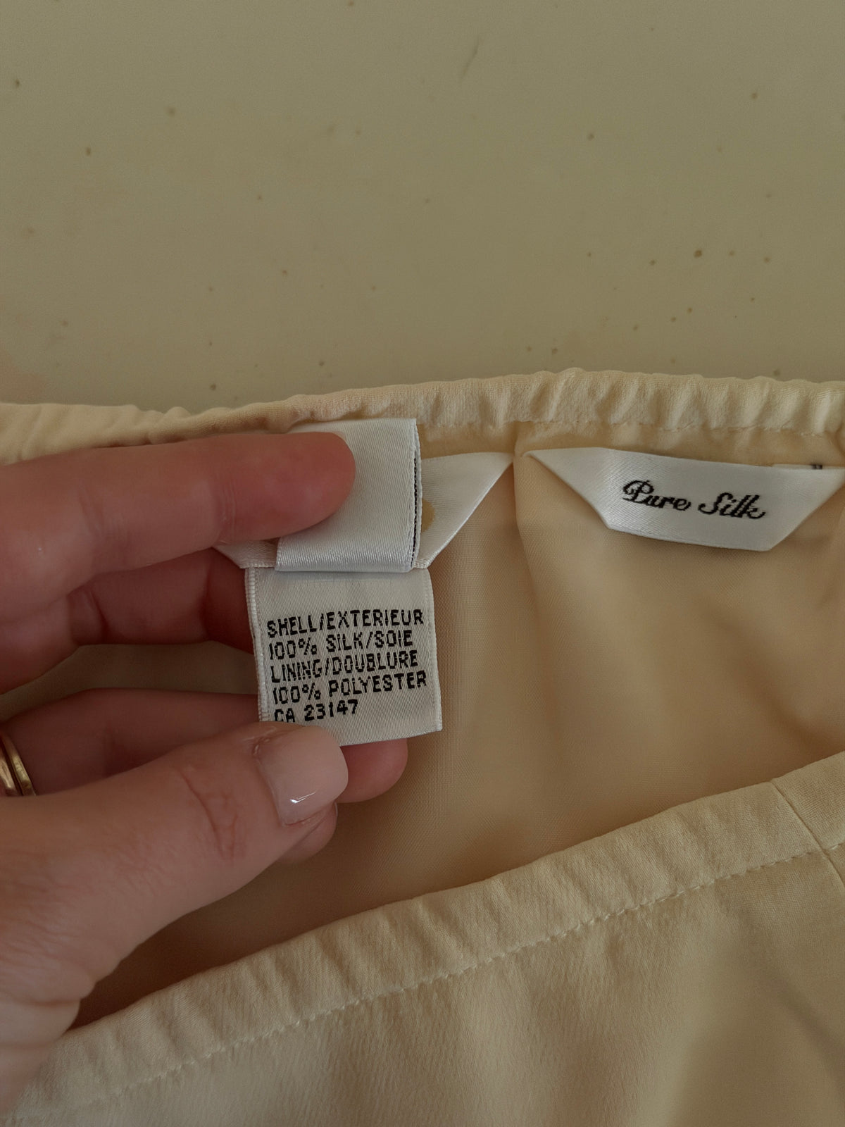 Vintage Silk Skirt (l)