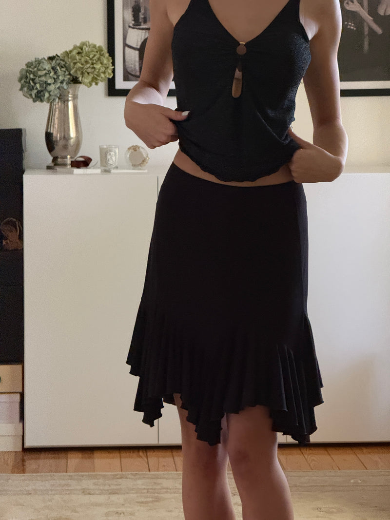 Vintage Ruffle Skirt (m)