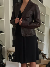 Max & Co. Leather Jacket (s)