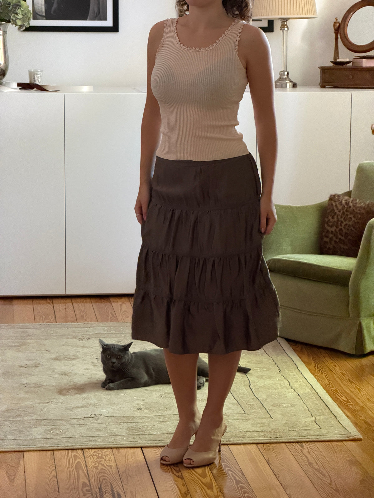 Vintage Silk Skirt (s)