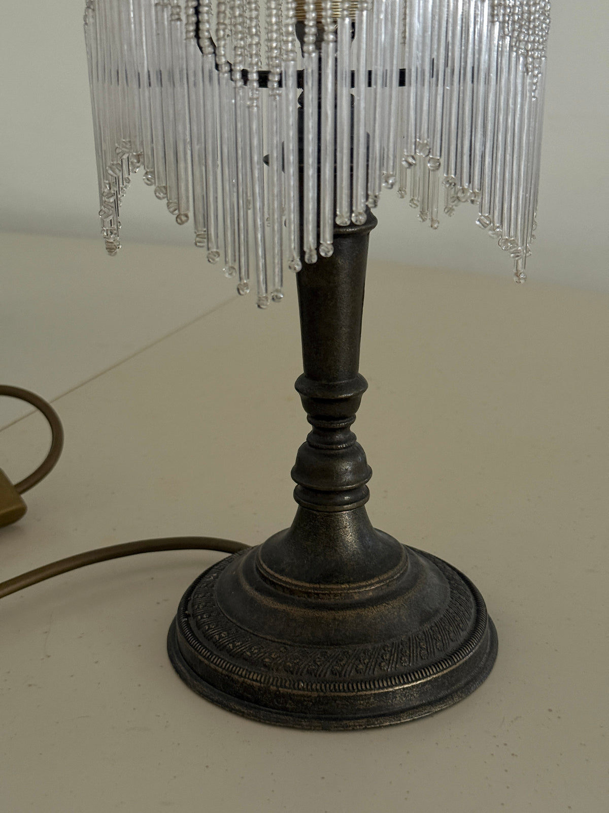 Vintage Fringe Lamp