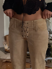 Suede Leather Pants (s)