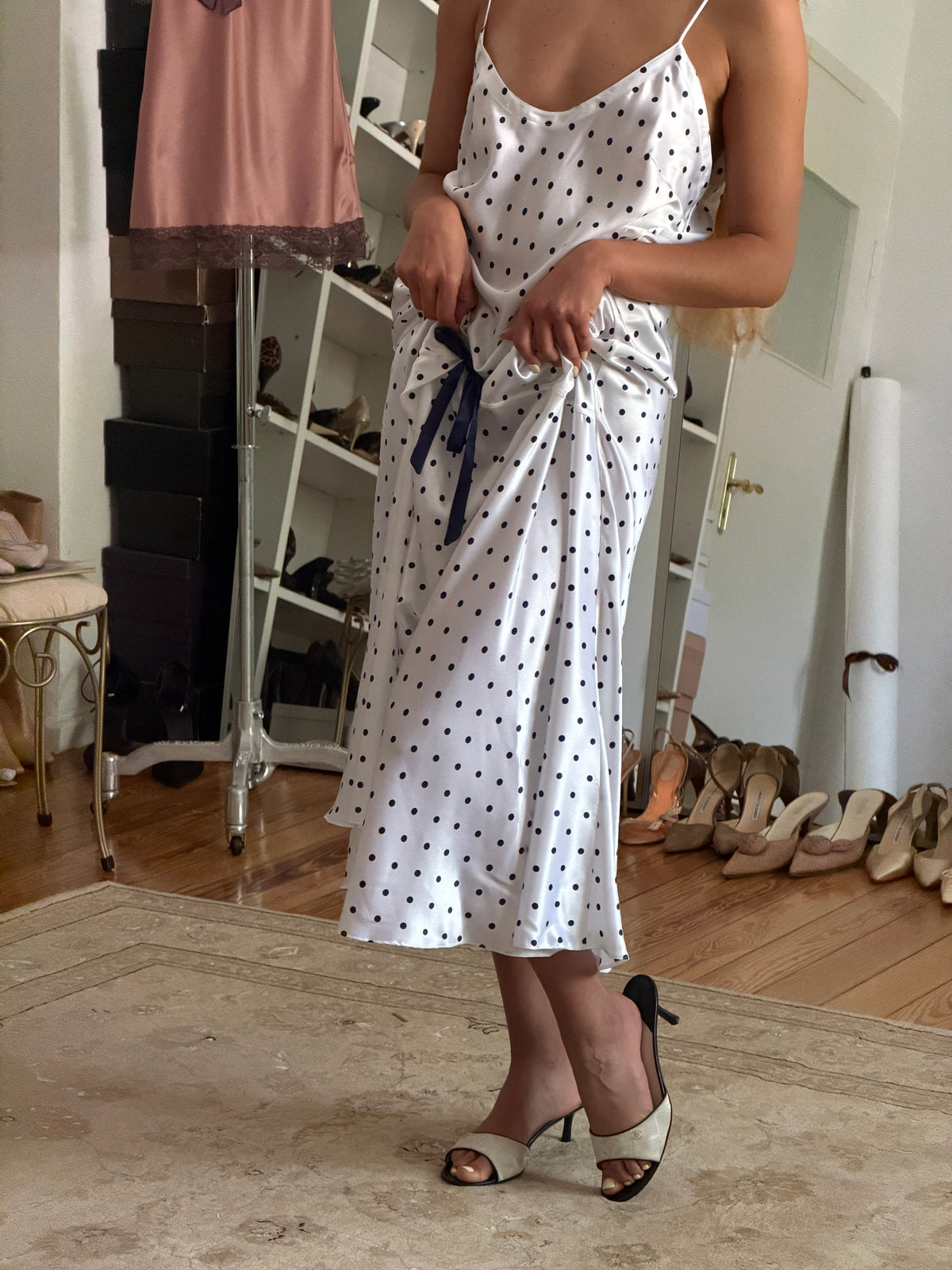 Polka Dot Lingerie Dress (m)