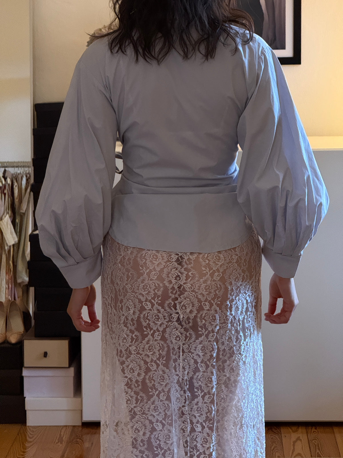 Cotton Wrap Shirt (s)