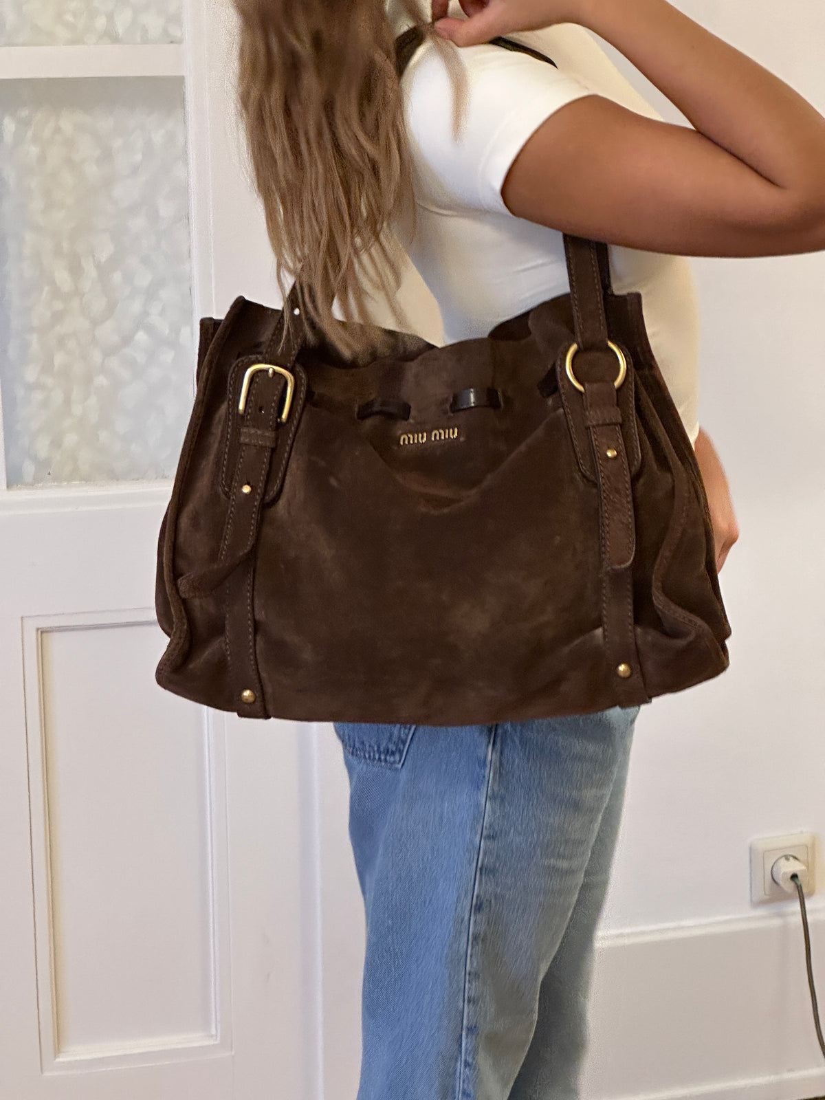 Miu Miu Suede Bag