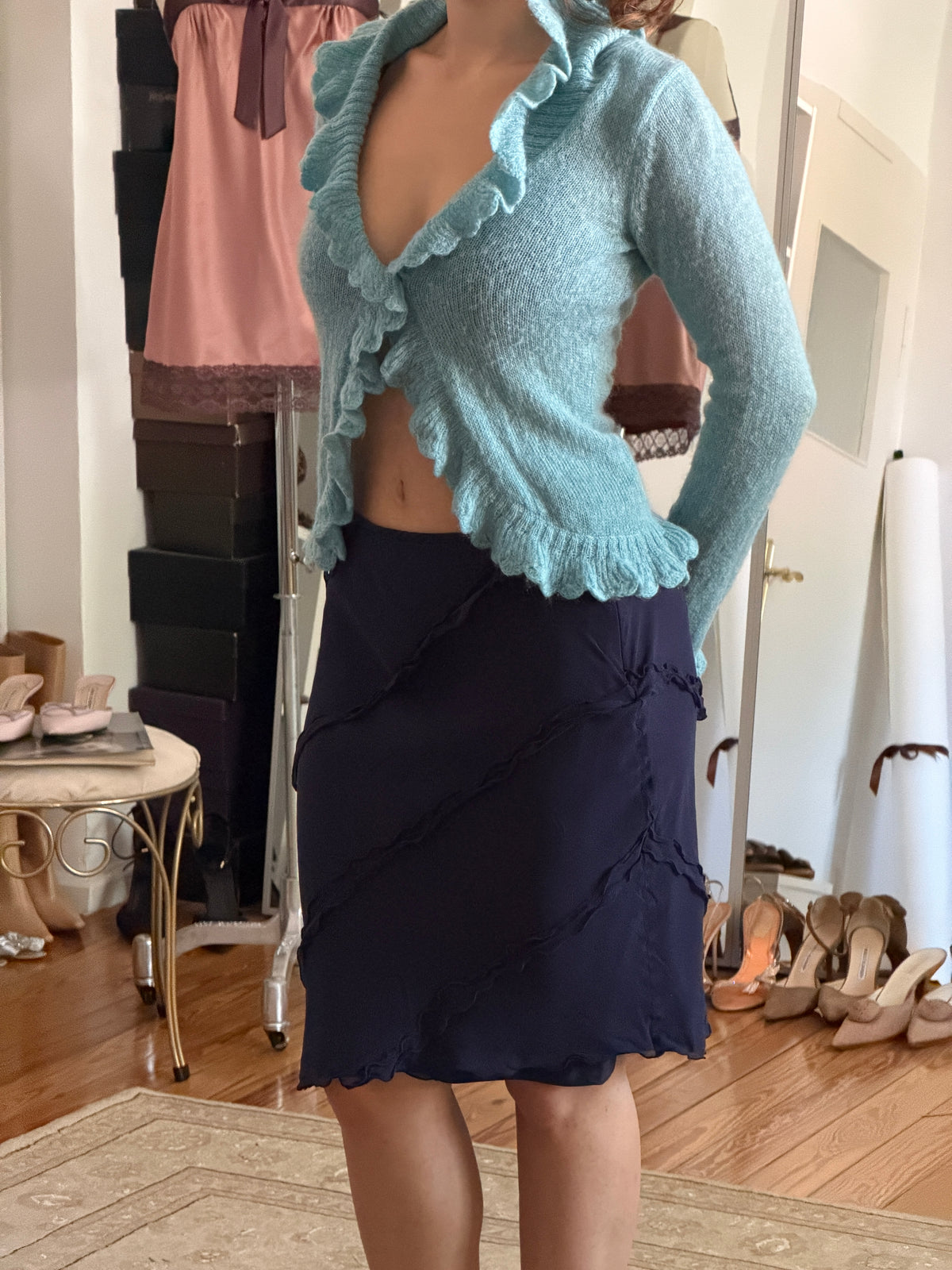 Sportmax Silk Skirt (s)