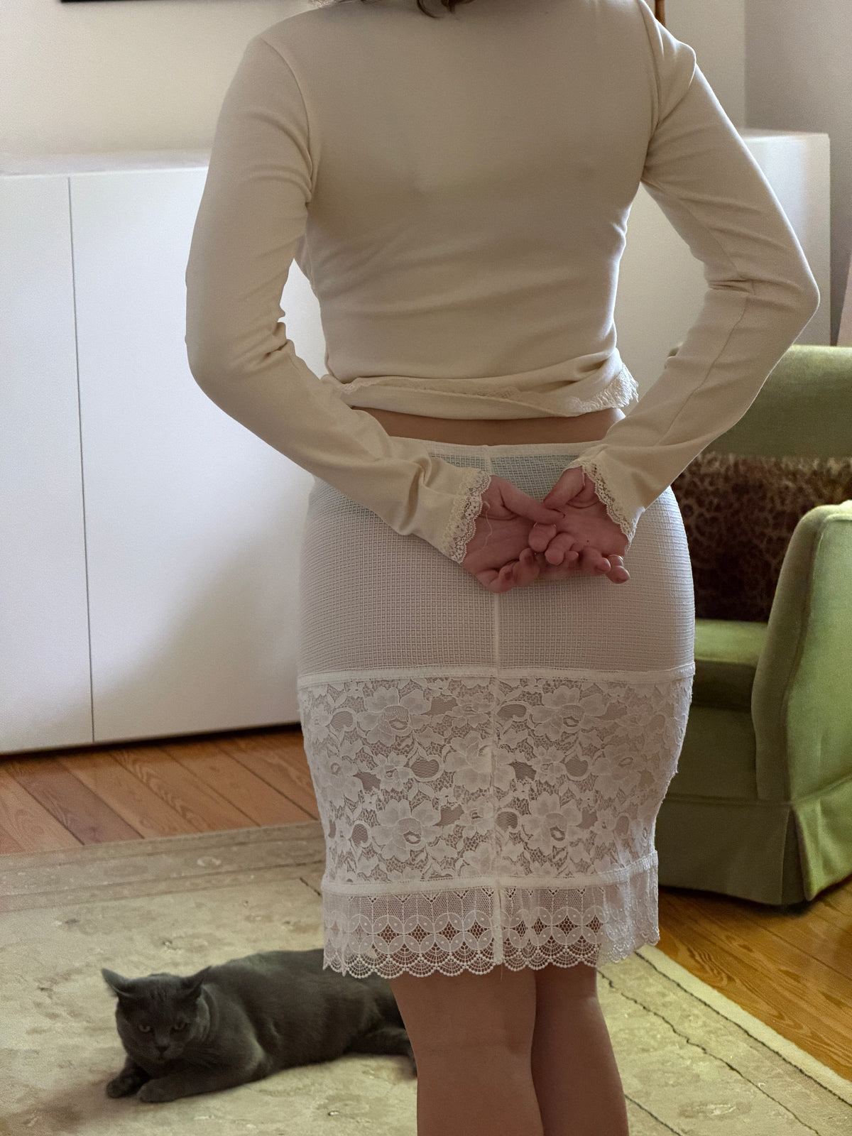 Vintage Lingerie Skirt (s)