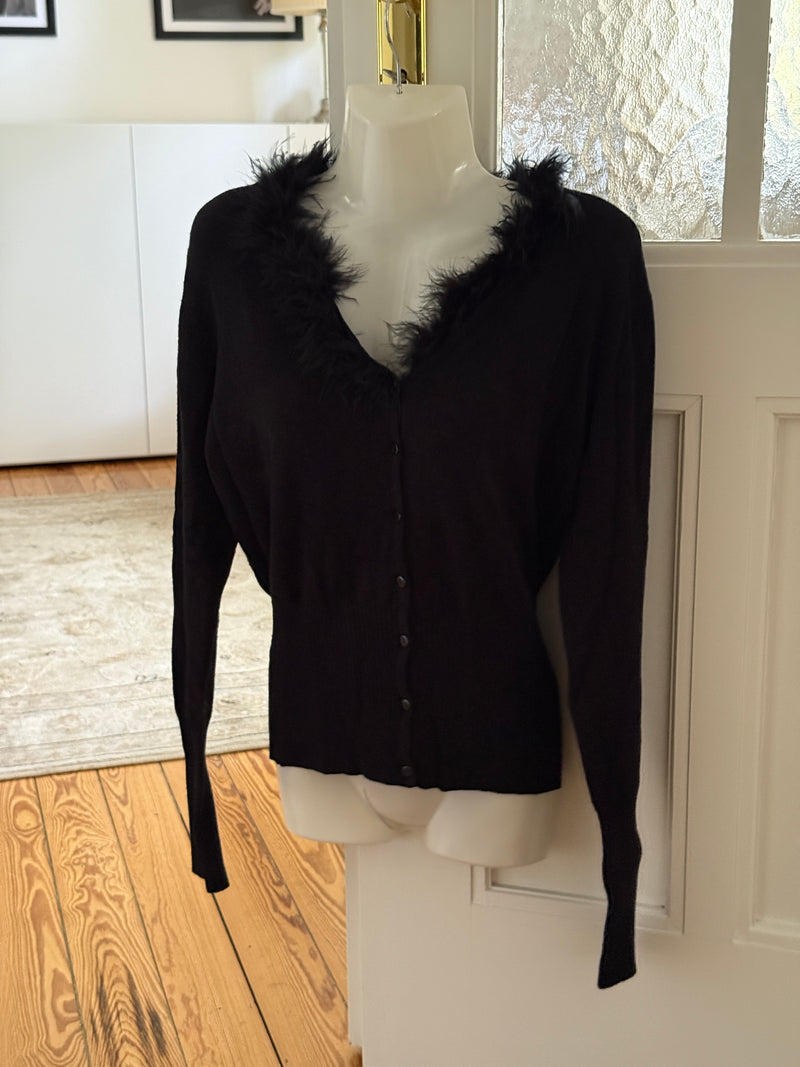 Fake Fur Cardigan (m)
