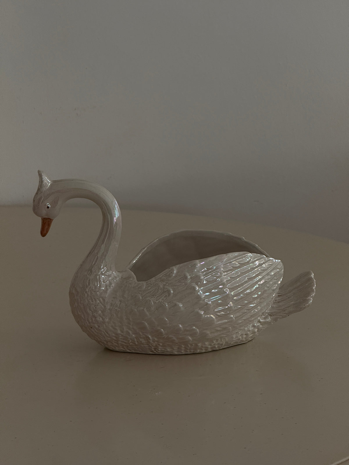 Vintage Swan Planter