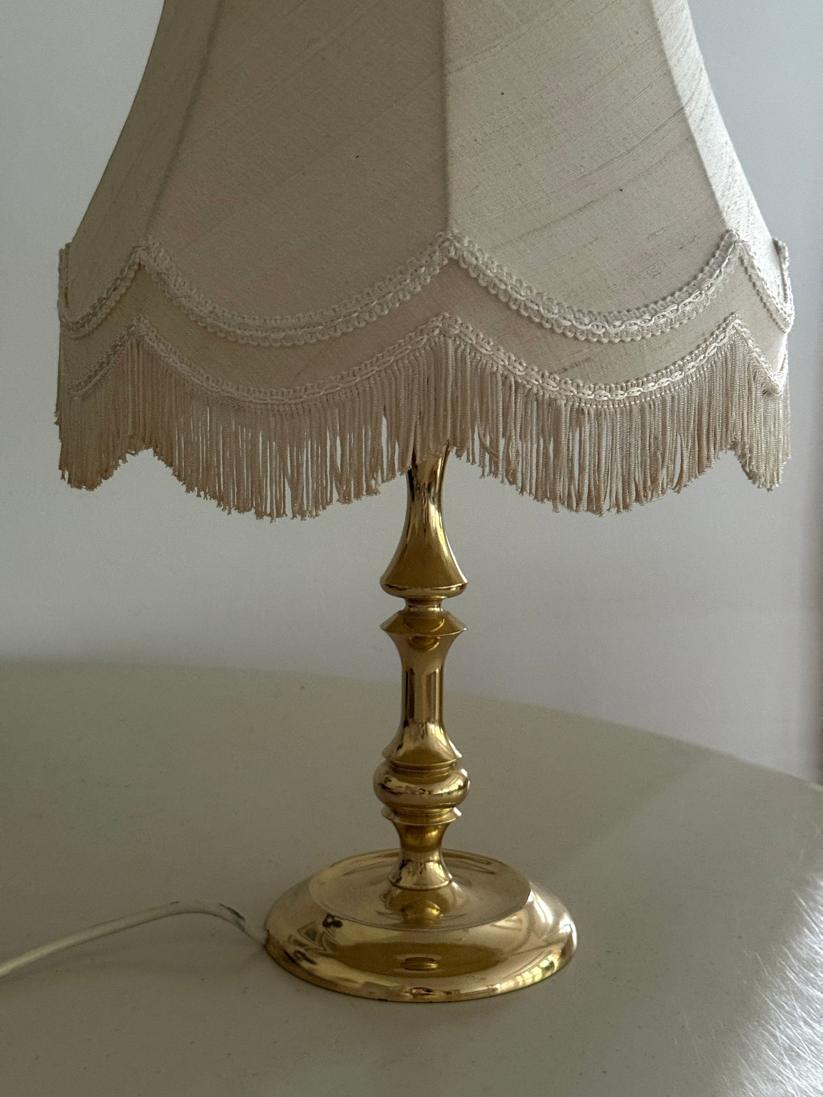 Vintage Fringe Lamp