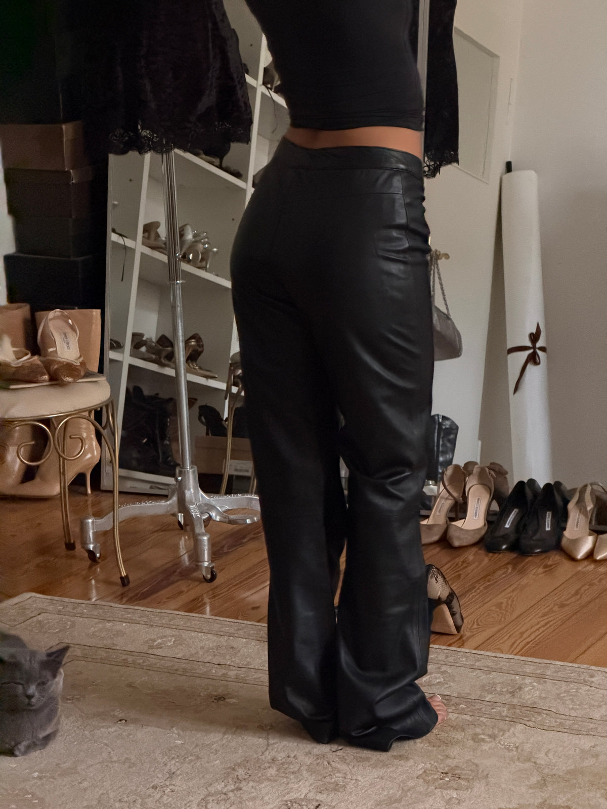 Vintage Leather Pants (s)