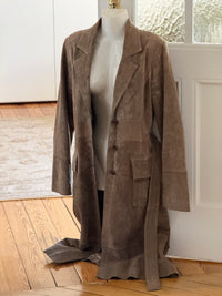 Suede Leather Coat (s)