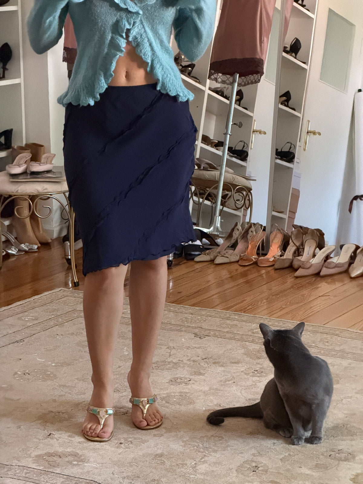 Sportmax Silk Skirt (s)