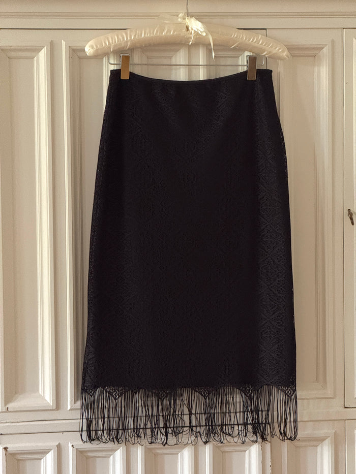 Vintage Fringe Skirt (m)