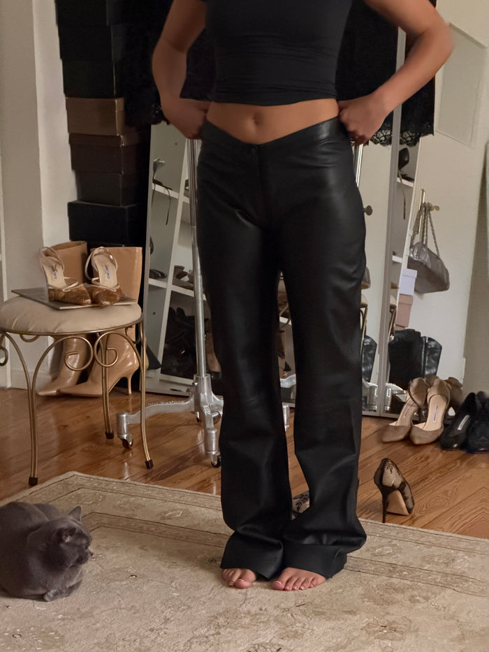 Vintage Leather Pants (s)