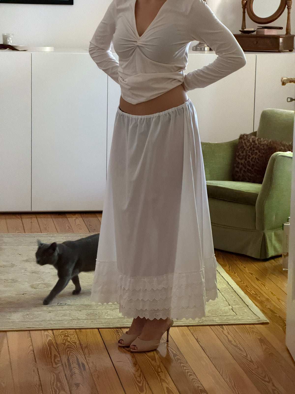 Vintage Cotton Skirt (m)