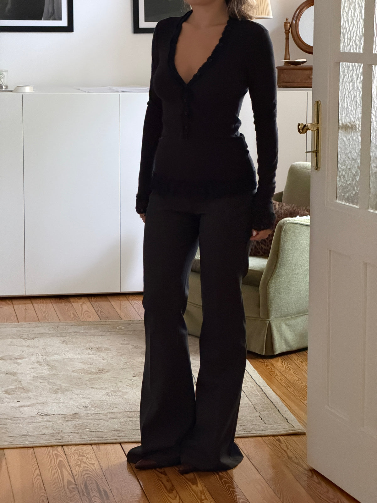 Lace Henley Top (s)