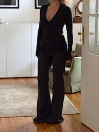Lace Henley Top (s)